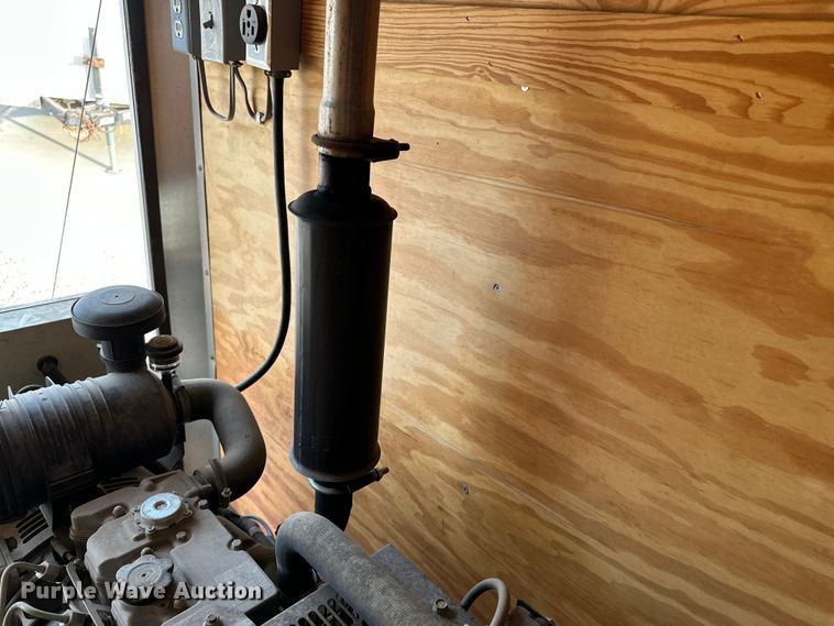 image for item DF8662 2012 Arising Industries Inc. 58SSRW enclosed cargo trailer with Mecc Alte generator