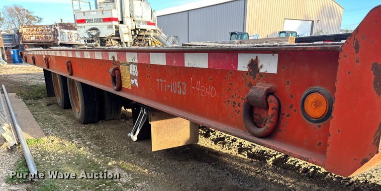image for item DF8664 2004 Trail EZE 40T tilt deck equipment trailer