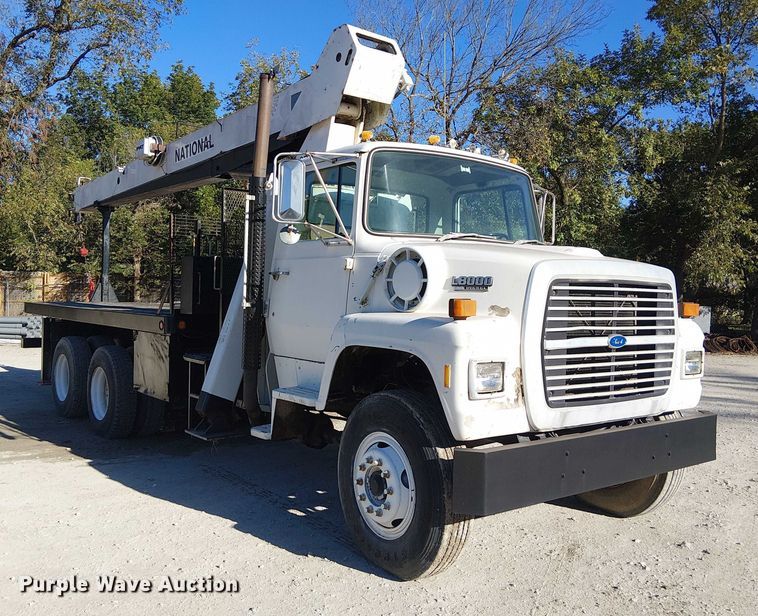 image for item DJ7902 1987 Ford LNT8000 crane truck