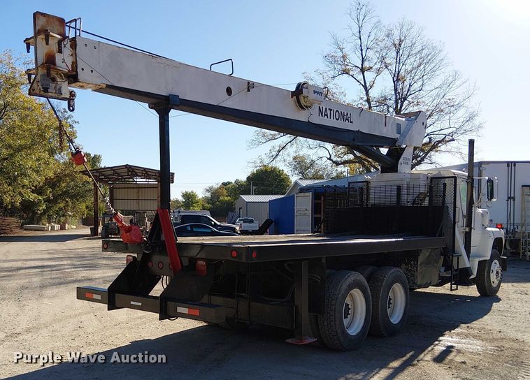 image for item DJ7902 1987 Ford LNT8000 crane truck