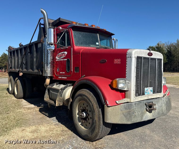 image for item DJ7940 1997 Peterbilt 357 dump truck