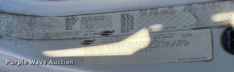 image for item DK0064 2005 Sterling L7500 dump truck