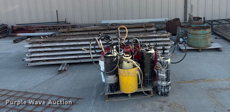 image for item DK0067 Concrete forms, stakes and sprayers