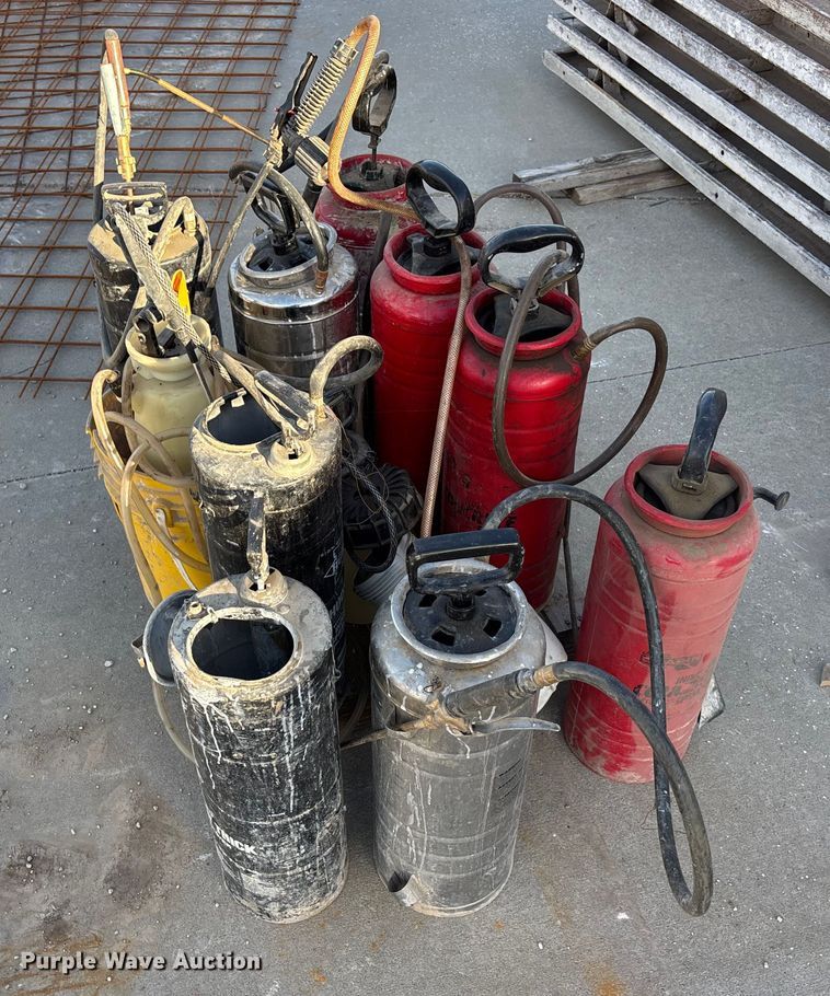 image for item DK0067 Concrete forms, stakes and sprayers