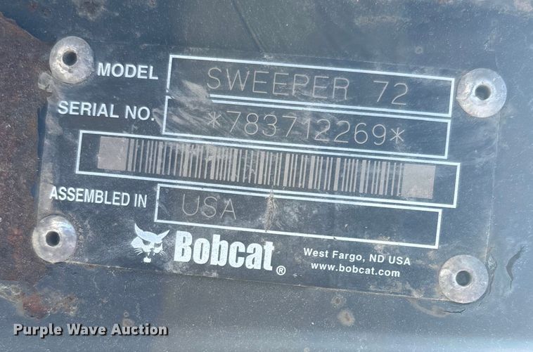 image for item DK0072 Bobcat Sweeper 72