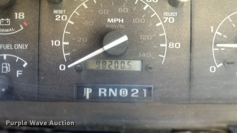 image for item DK0076 1997 Ford F-Super Duty flatbed truck