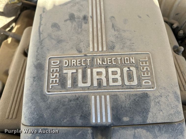 image for item DK0076 1997 Ford F-Super Duty flatbed truck