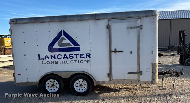 image for item DK0081 2007 Doolittle enclosed cargo trailer