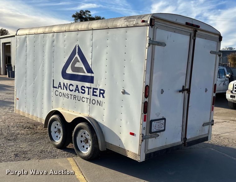 image for item DK0081 2007 Doolittle enclosed cargo trailer