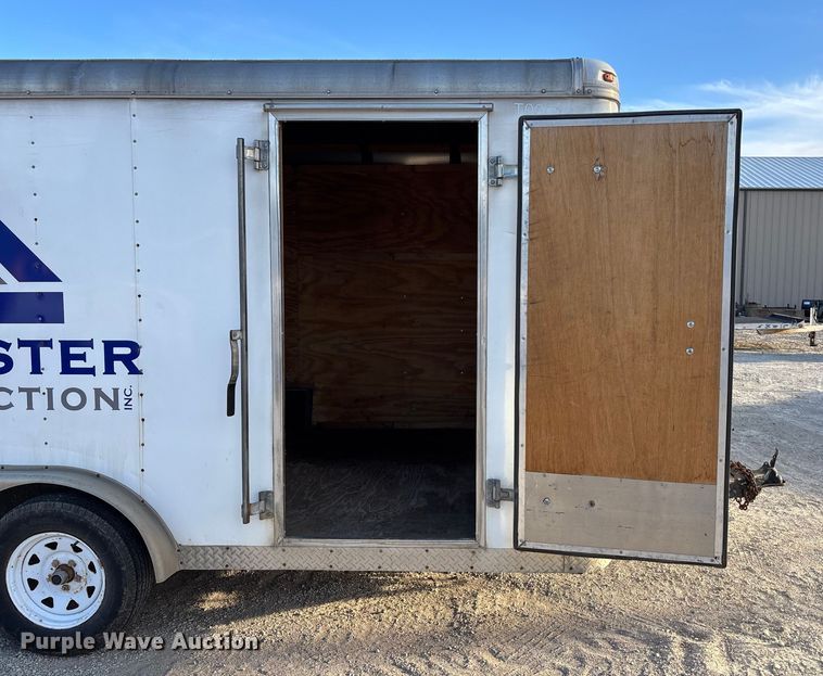 image for item DK0081 2007 Doolittle enclosed cargo trailer