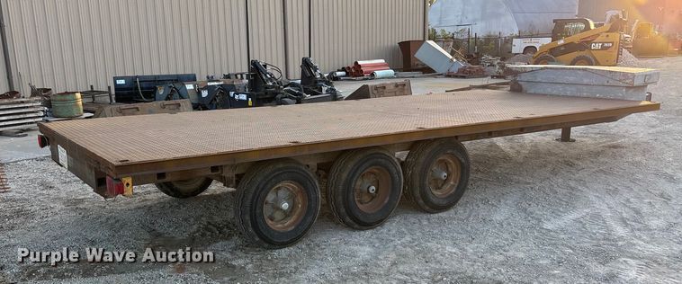 image for item DK0085 1973 Jant flatbed trailer