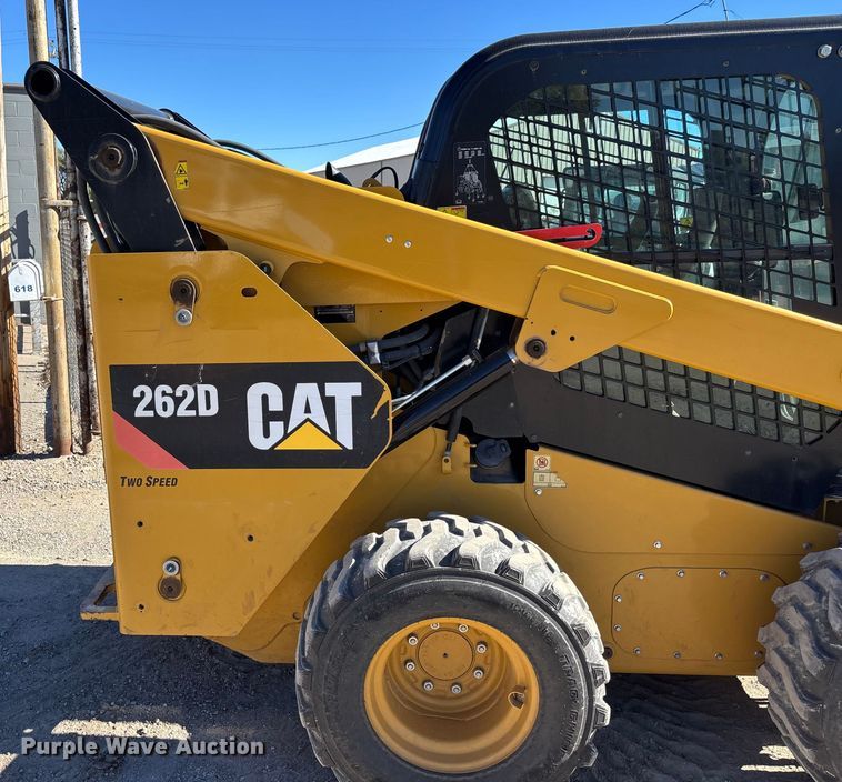 image for item DK0087 2013 Caterpillar 262D skid steer loader