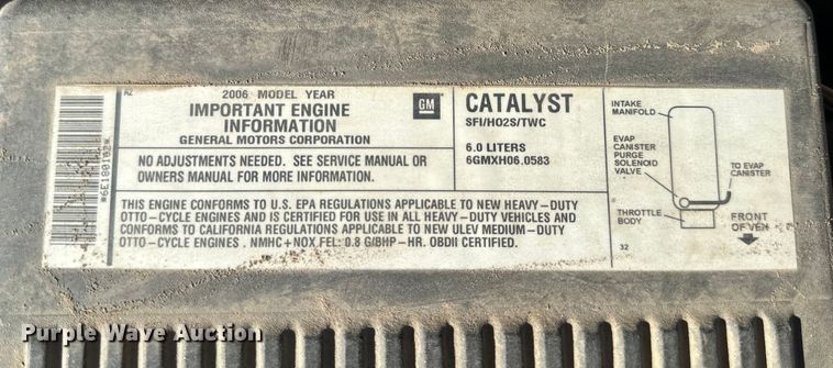 image for item DK0095 2006 GMC Sierra 2500HD Ext. Cab pickup truck