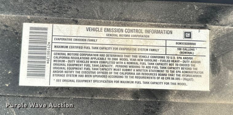 image for item DK0095 2006 GMC Sierra 2500HD Ext. Cab pickup truck