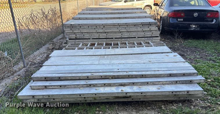 image for item DK0139 Approximately 150 aluminum PFI concrete forms