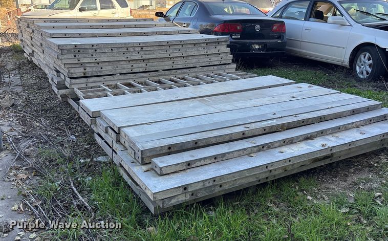 image for item DK0139 Approximately 150 aluminum PFI concrete forms