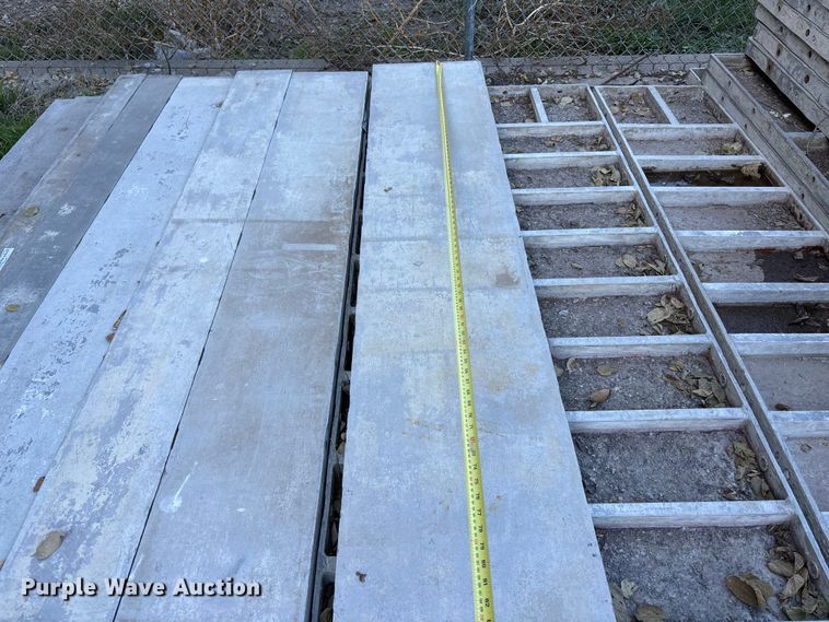 image for item DK0139 Approximately 150 aluminum PFI concrete forms