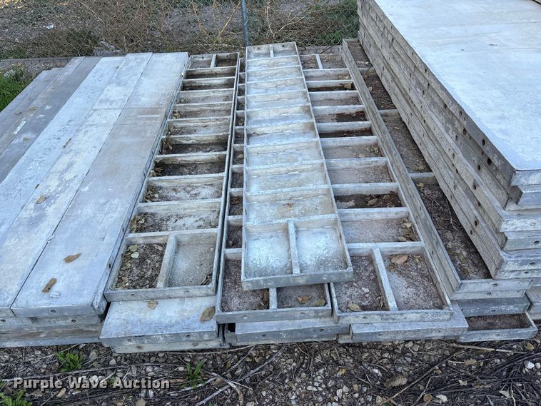 image for item DK0139 Approximately 150 aluminum PFI concrete forms