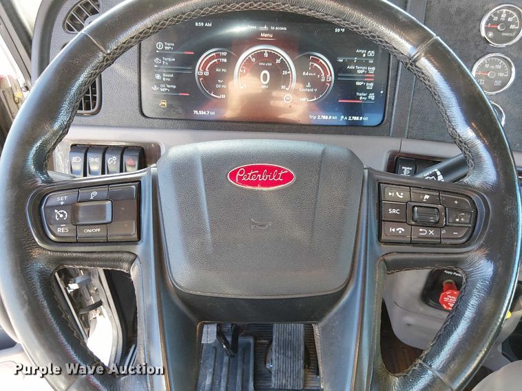 image for item DU3673 2023 Peterbilt 389 semi truck