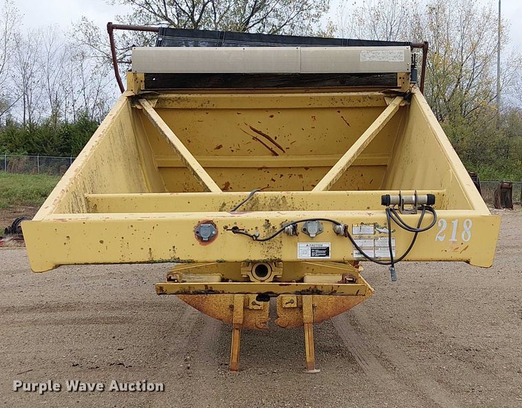 image for item DU3719 1998 Load King 2060-40-2 bottom dump trailer