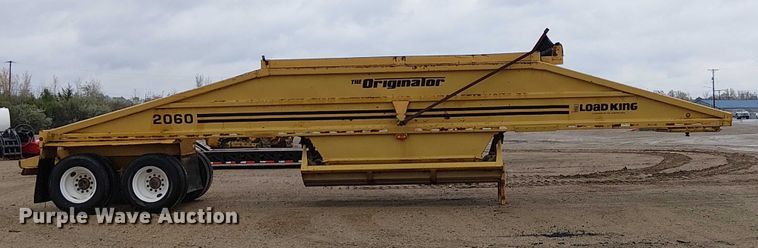 image for item DU3719 1998 Load King 2060-40-2 bottom dump trailer