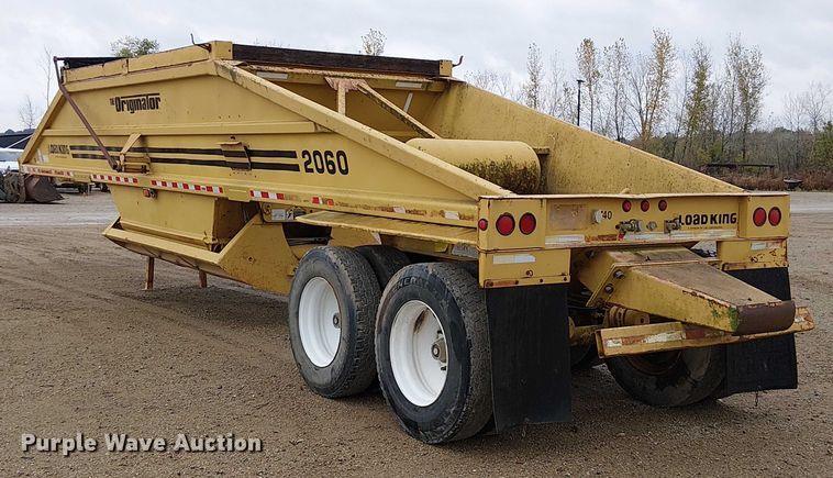 image for item DU3719 1998 Load King 2060-40-2 bottom dump trailer