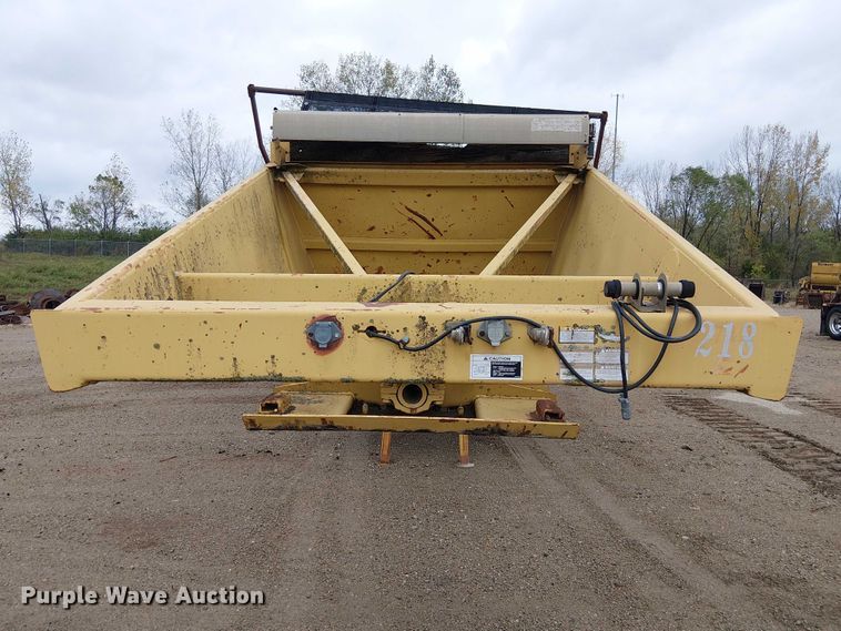 image for item DU3719 1998 Load King 2060-40-2 bottom dump trailer
