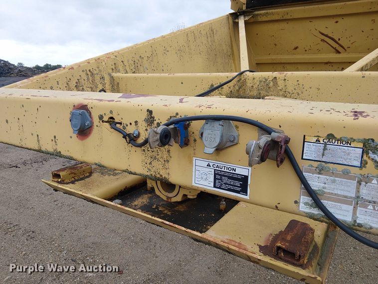 image for item DU3719 1998 Load King 2060-40-2 bottom dump trailer