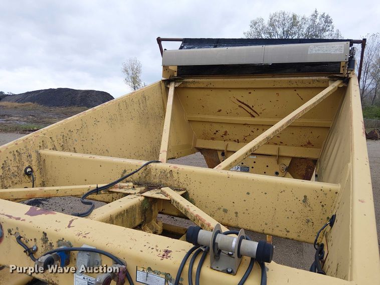 image for item DU3719 1998 Load King 2060-40-2 bottom dump trailer