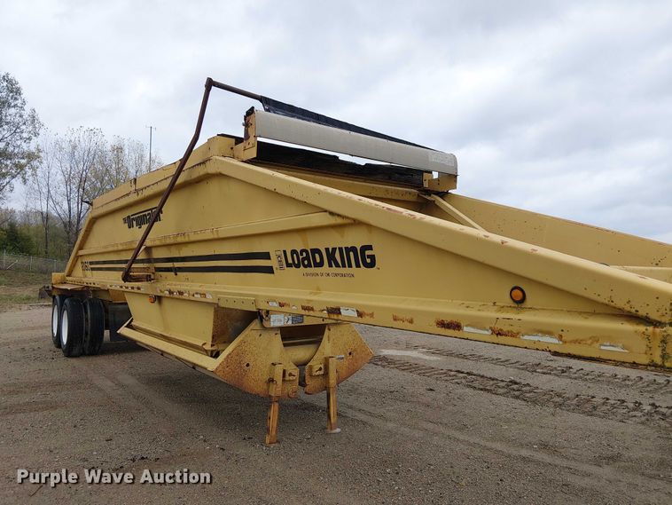 image for item DU3719 1998 Load King 2060-40-2 bottom dump trailer