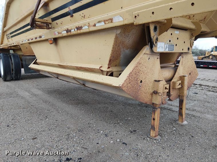 image for item DU3719 1998 Load King 2060-40-2 bottom dump trailer