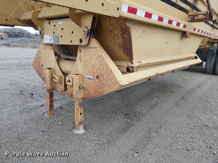 image for item DU3719 1998 Load King 2060-40-2 bottom dump trailer