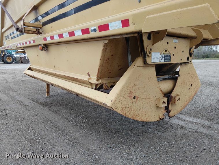 image for item DU3719 1998 Load King 2060-40-2 bottom dump trailer