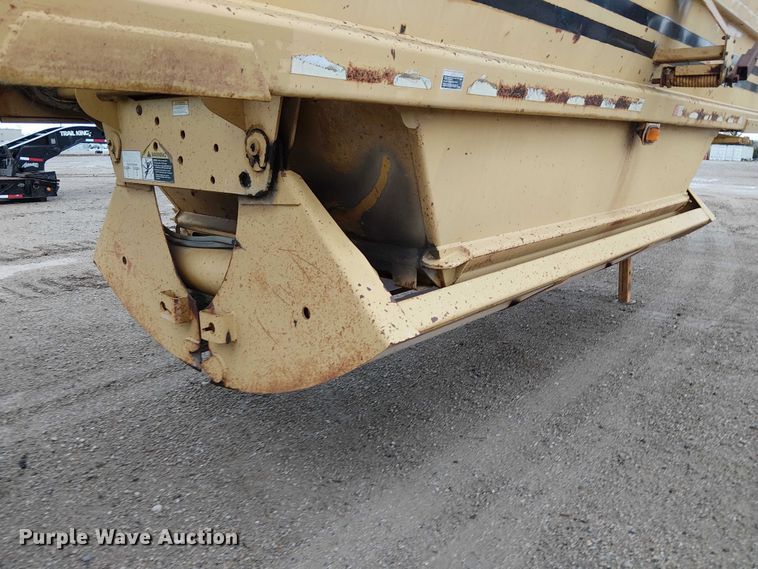 image for item DU3719 1998 Load King 2060-40-2 bottom dump trailer