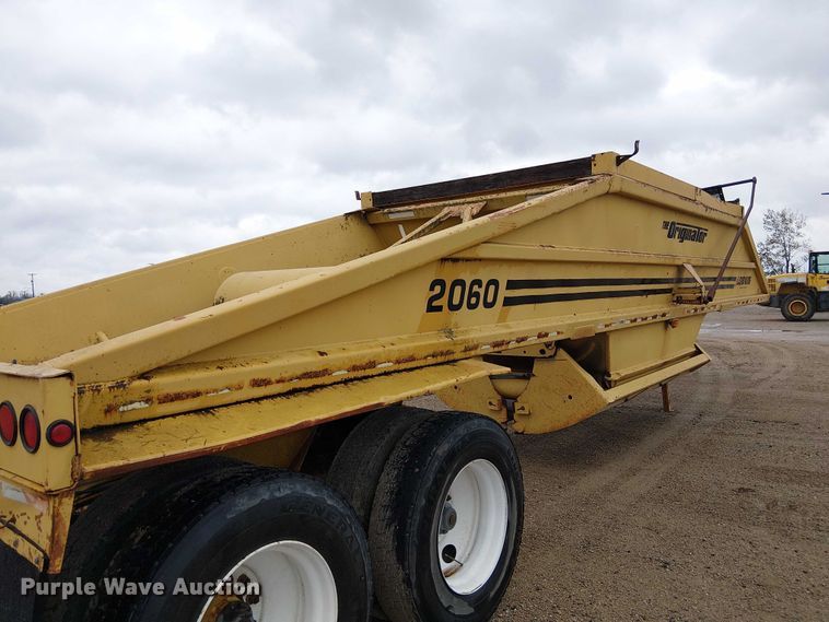 image for item DU3719 1998 Load King 2060-40-2 bottom dump trailer