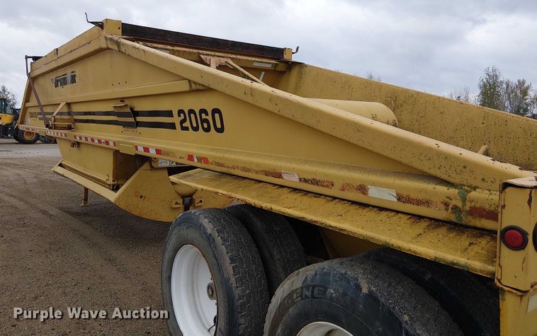 image for item DU3719 1998 Load King 2060-40-2 bottom dump trailer