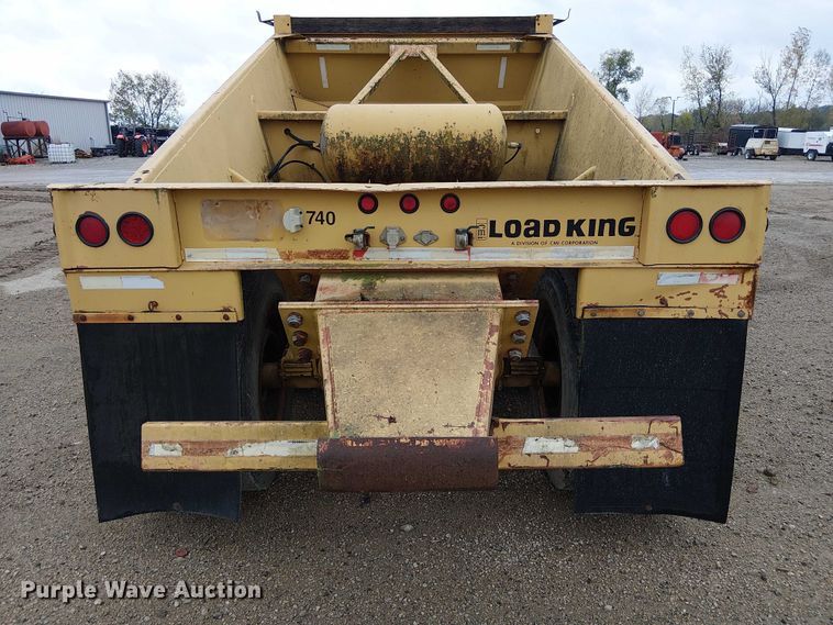 image for item DU3719 1998 Load King 2060-40-2 bottom dump trailer