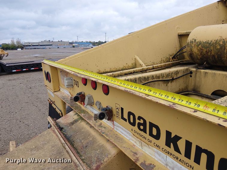 image for item DU3719 1998 Load King 2060-40-2 bottom dump trailer