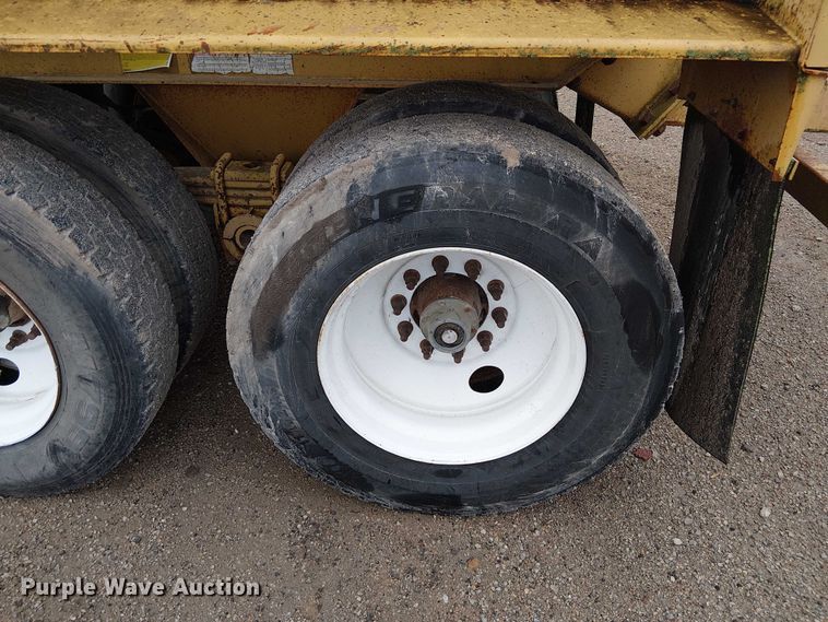image for item DU3719 1998 Load King 2060-40-2 bottom dump trailer