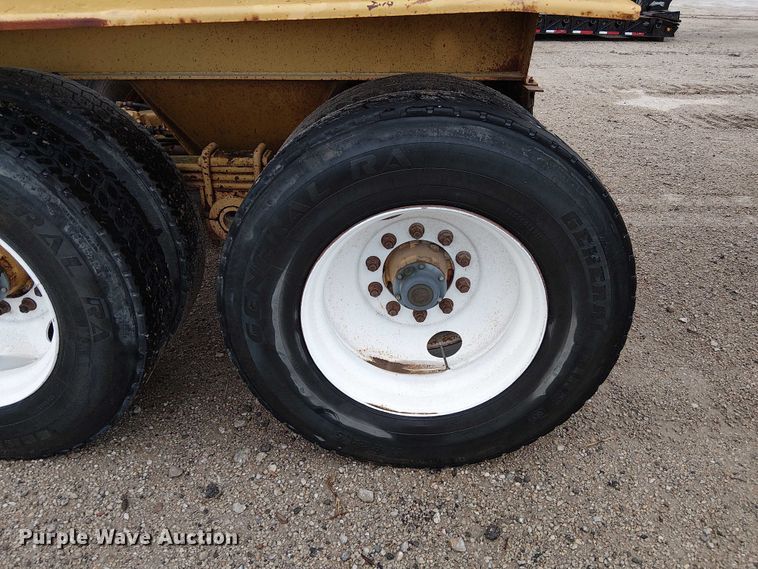 image for item DU3719 1998 Load King 2060-40-2 bottom dump trailer