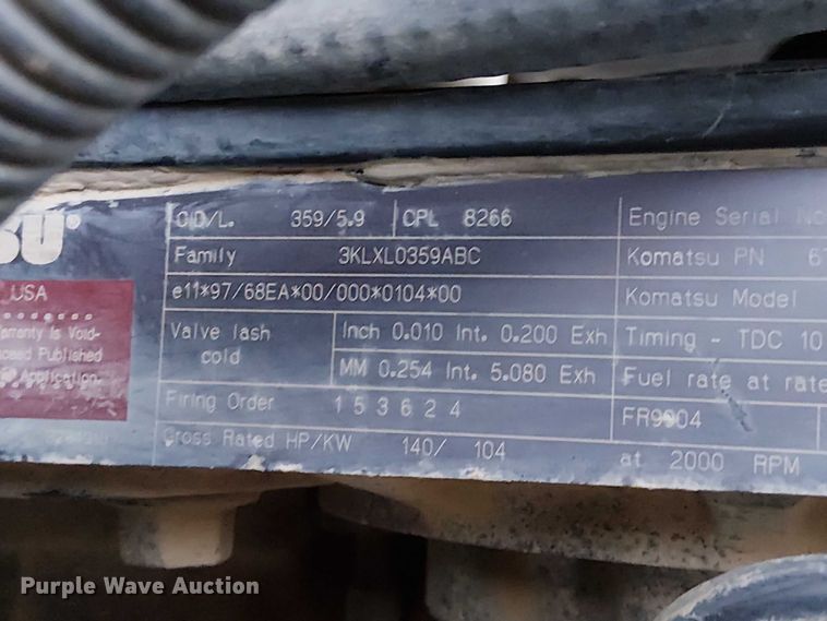 image for item DU3721 2004 Komatsu WA250PT-5L wheel loader