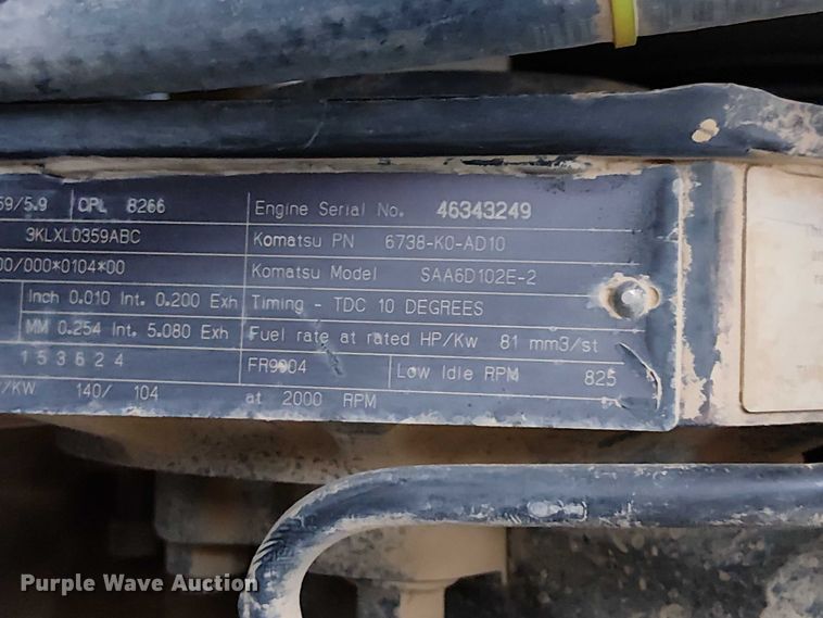 image for item DU3721 2004 Komatsu WA250PT-5L wheel loader