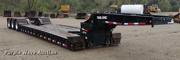 image for item DU3722 2016 Trail King TK110HDG lowboy equipment trailer
