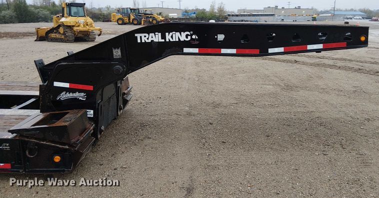 image for item DU3722 2016 Trail King TK110HDG lowboy equipment trailer