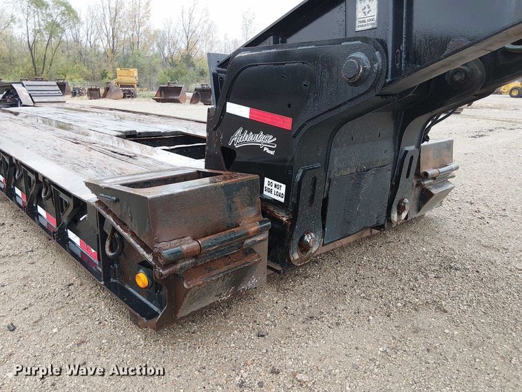 image for item DU3722 2016 Trail King TK110HDG lowboy equipment trailer