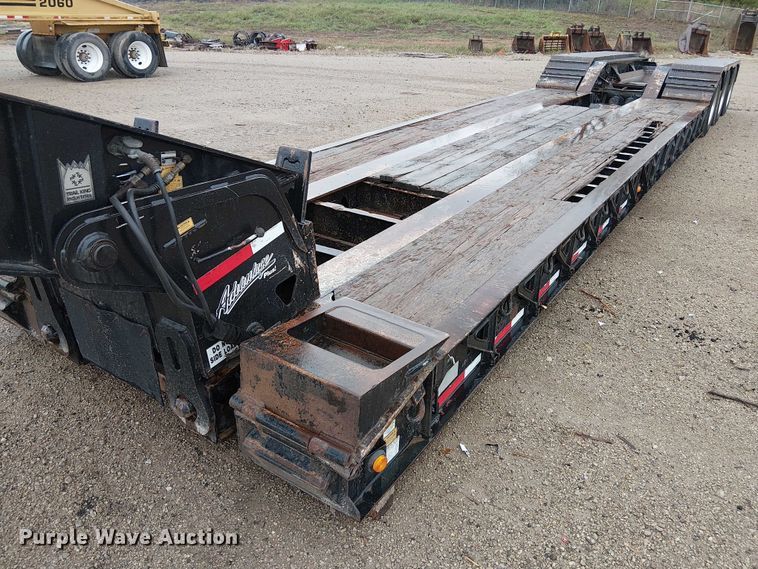 image for item DU3722 2016 Trail King TK110HDG lowboy equipment trailer
