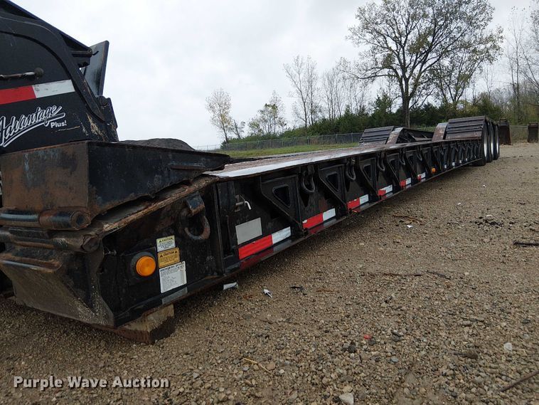 image for item DU3722 2016 Trail King TK110HDG lowboy equipment trailer