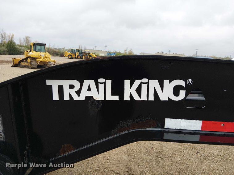 image for item DU3722 2016 Trail King TK110HDG lowboy equipment trailer