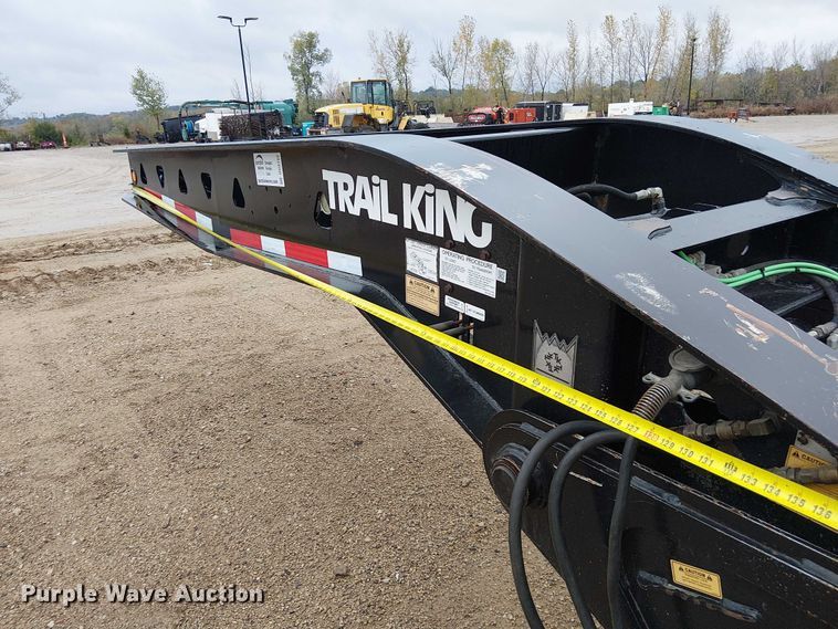image for item DU3722 2016 Trail King TK110HDG lowboy equipment trailer