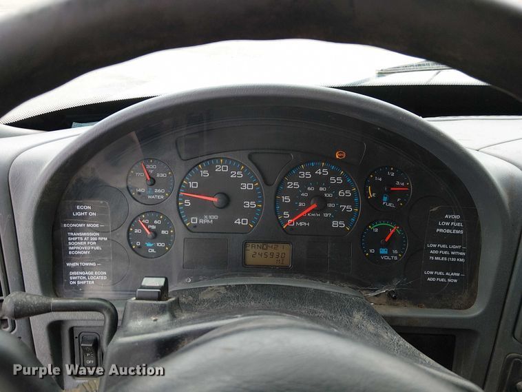 image for item DU3726 2004 International 4300 flatbed truck